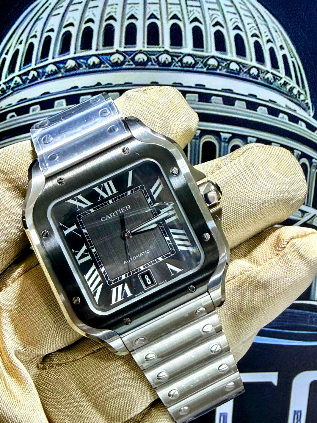 Cartier Santos Large - Grey