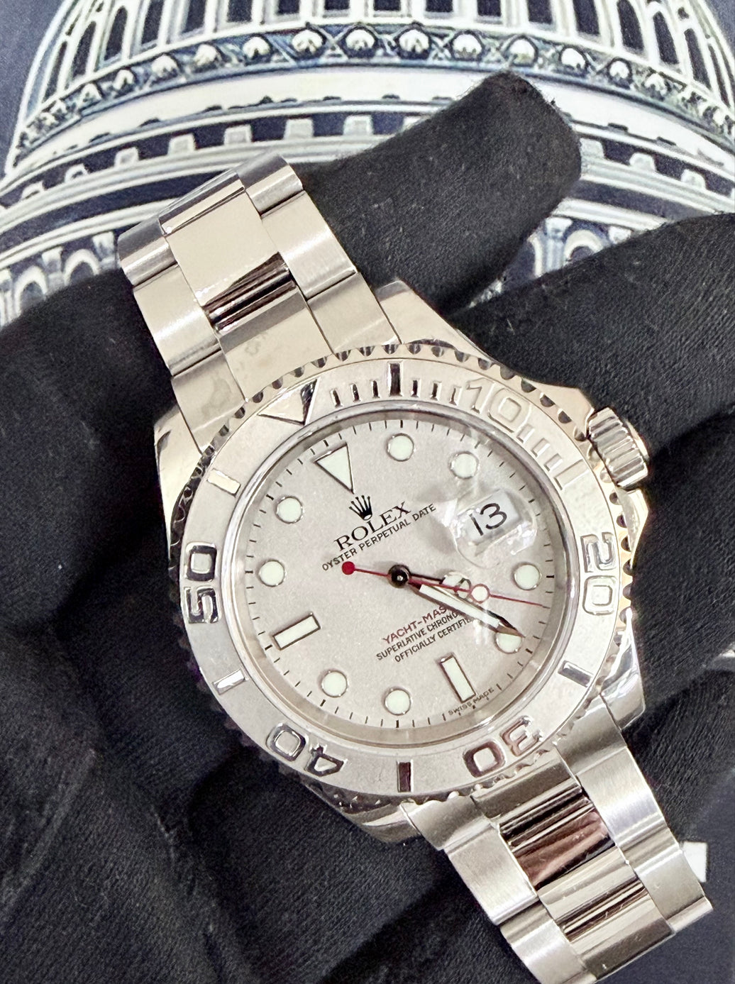 Rolex Yacht-Master 40 Platinum Bezel