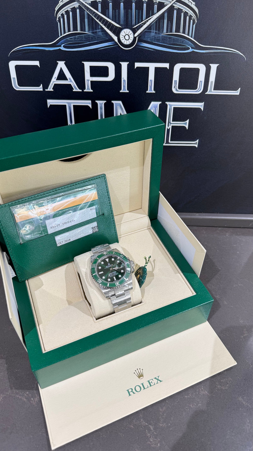 Rolex Submariner Date "HULK" - Unworn/Open Card!