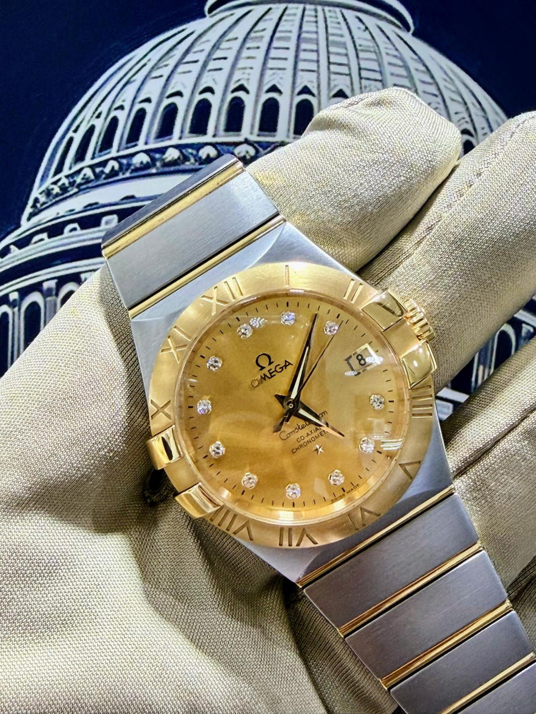 Omega Constellation Gold/Steel 35mm