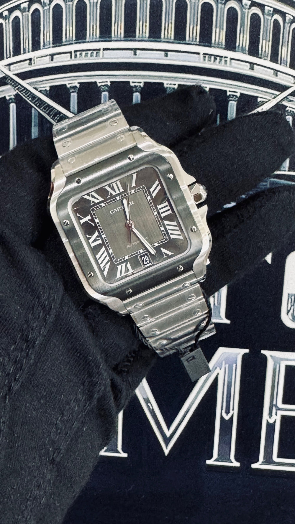 Cartier Santos Large - Grey
