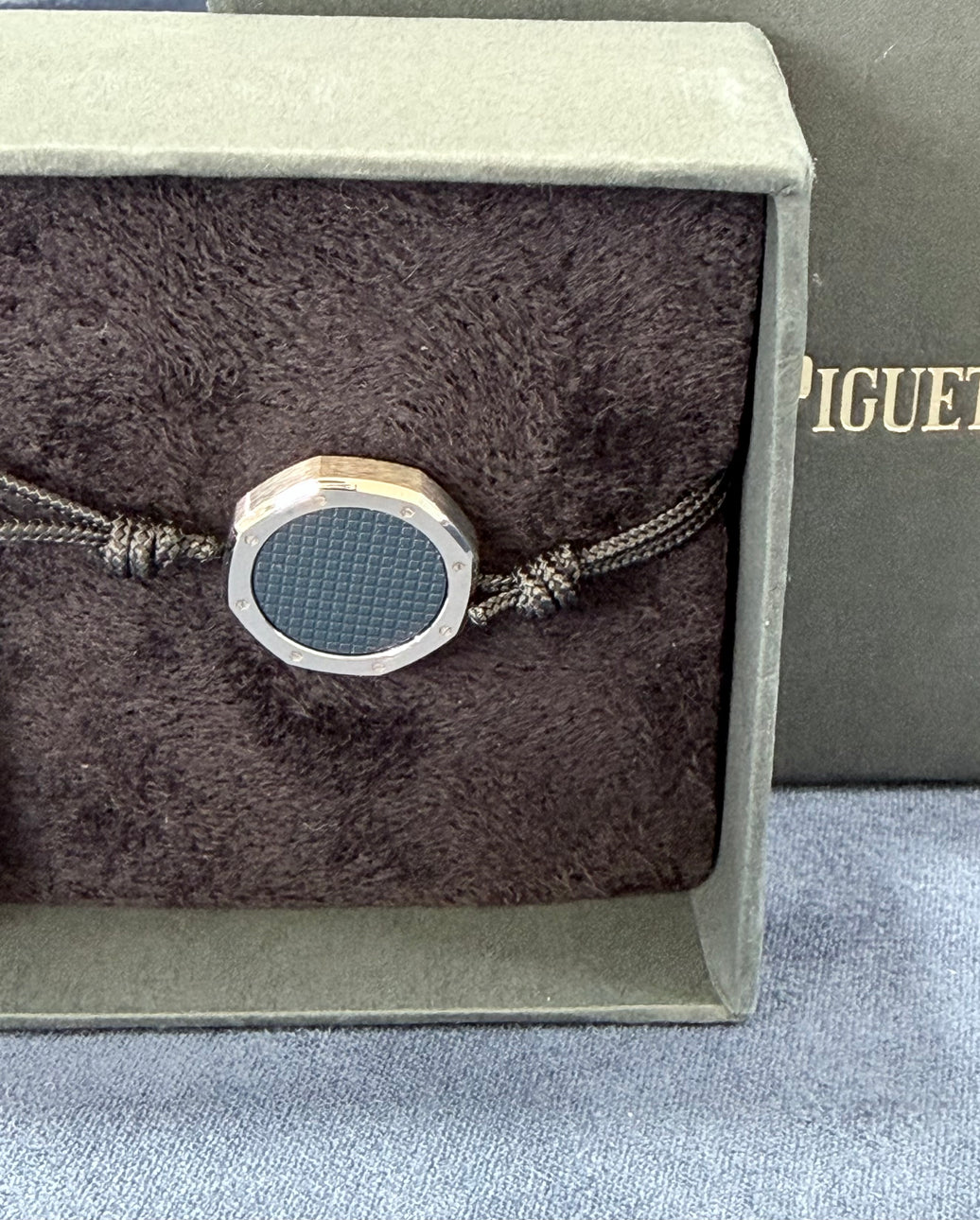 Audemars Piguet Royal Oak Blue Tapisserie Cord Bracelet with Box