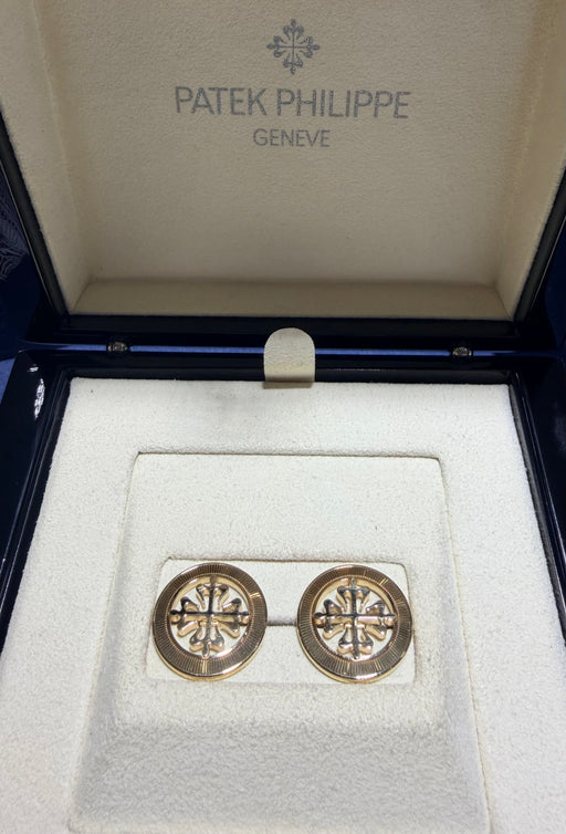 Patek Philippe Calatrava Cross 18K Yellow Gold Cufflinks