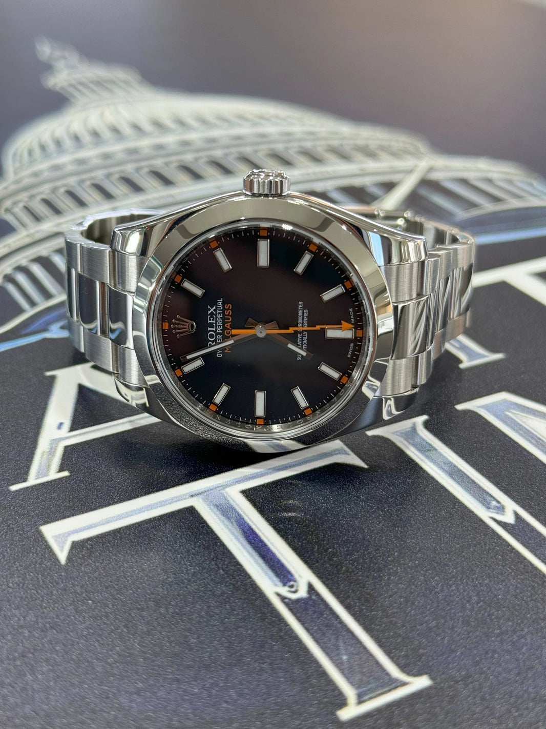SOLD!!! Rolex Milgauss Black Dial – USED Retail Ready w/Card