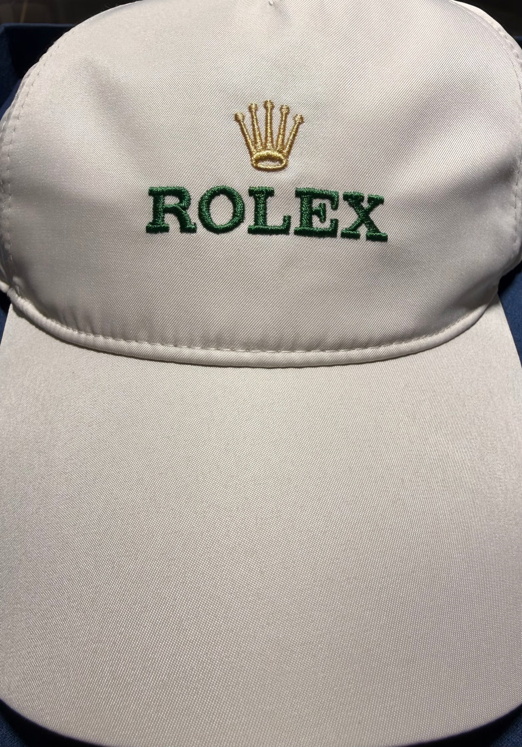 Rolex White Embroidered Collector Cap