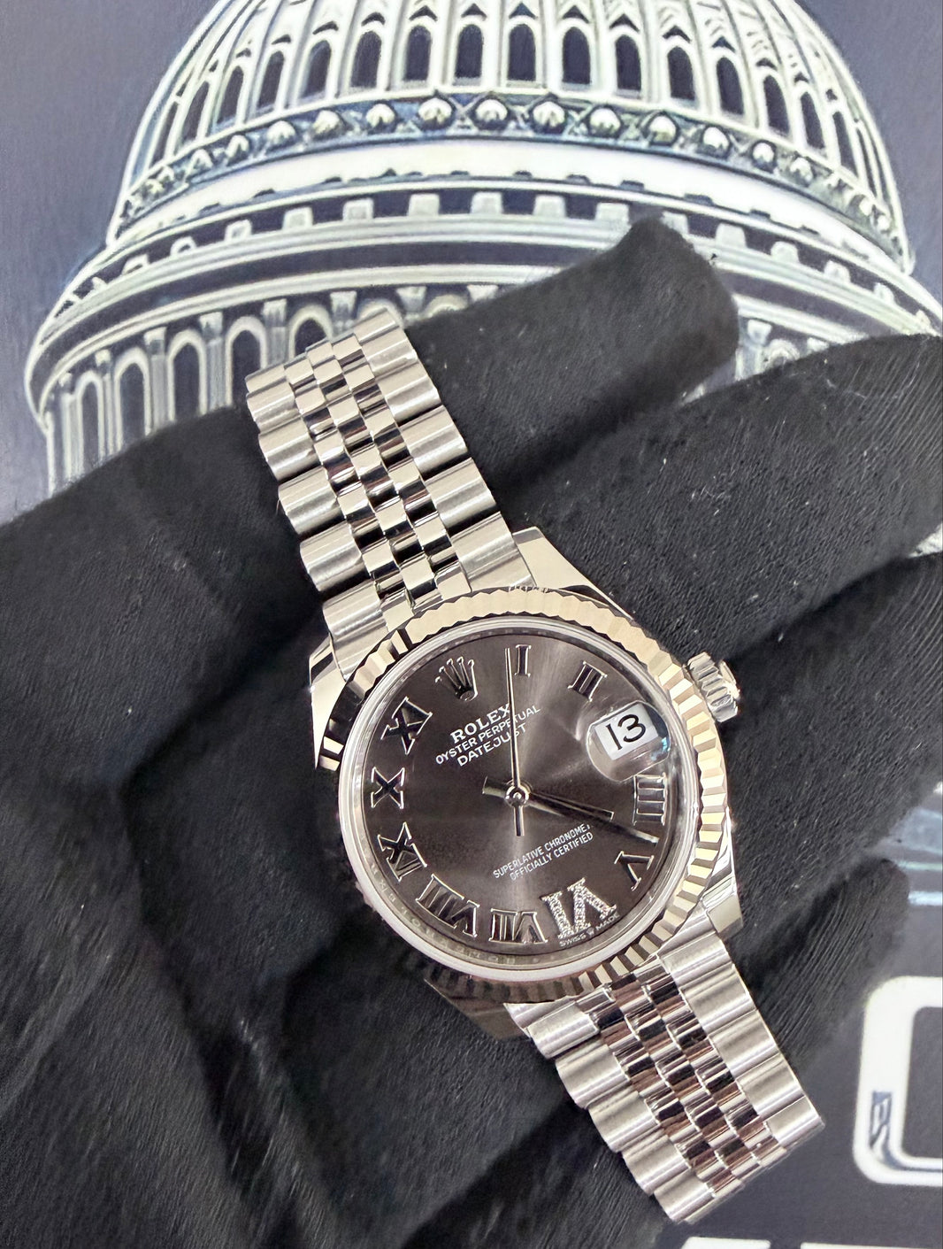Rolex Datejust 31 Rhodium Dial