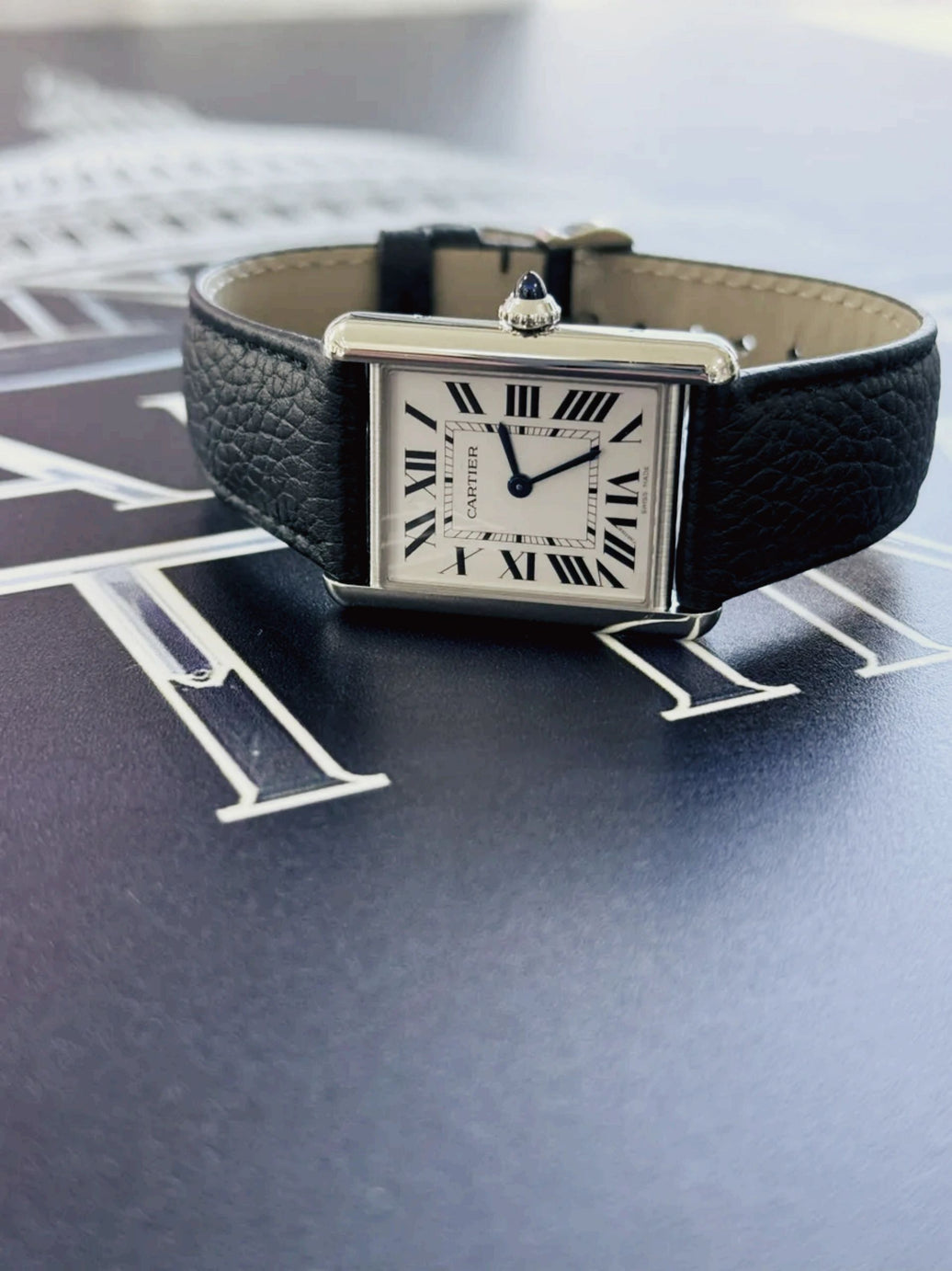 SOLD!!! Cartier Tank Must White Dial - NEW 2024 Complete