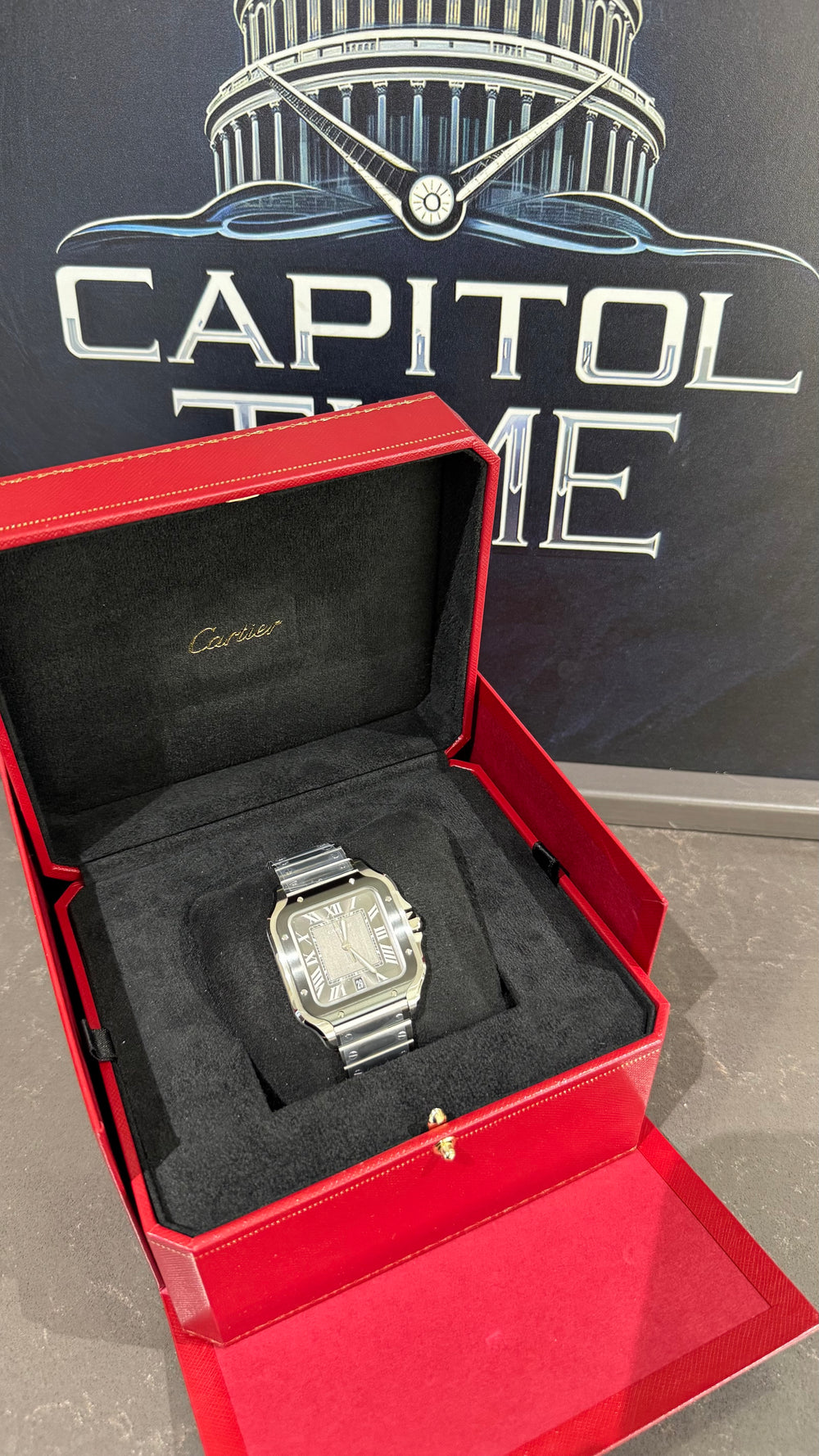 Cartier Santos Large - Grey