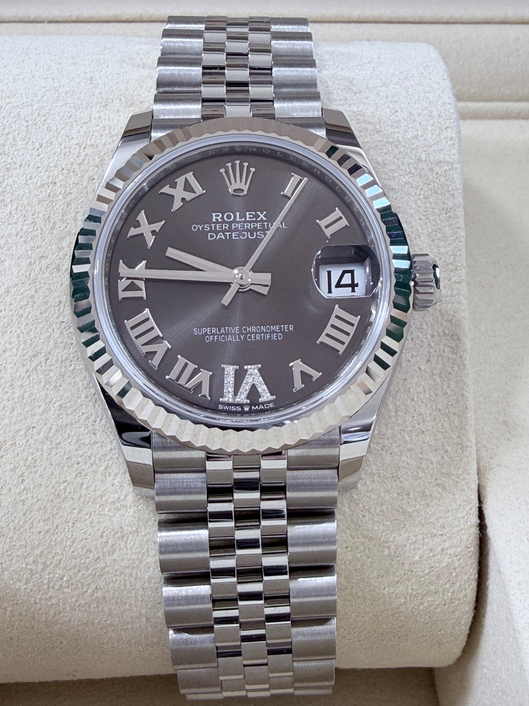Rolex Datejust 31 Rhodium Dial