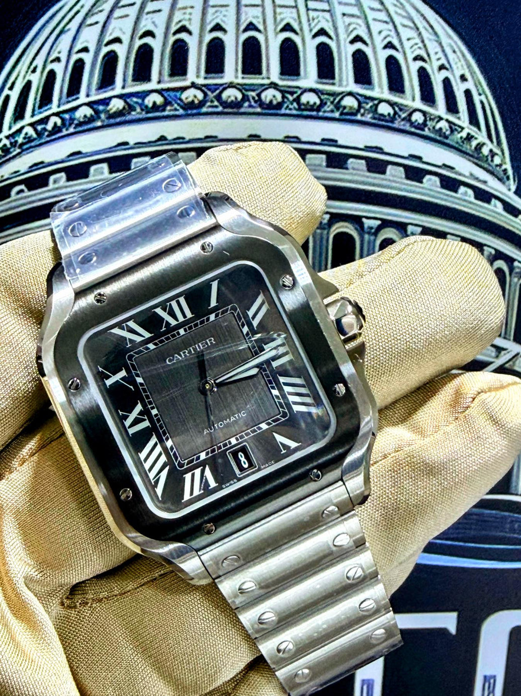 Cartier Santos Large - Grey
